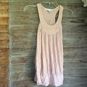 Charlotte Russe Blush Sleeveless Top